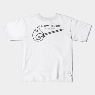 Low Blow Logo Black Kids T-Shirt